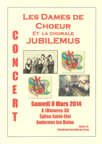 concerts le 08 mars 2014 les dames de choeur