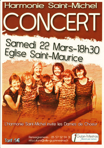 concerts le 22 mars 2014 les dames de choeur